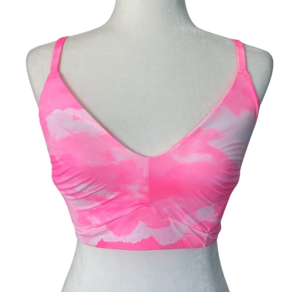 Yitty by Fabletics Women's Smoothed Reality Plunge Bra Pink Size XL Lizzo